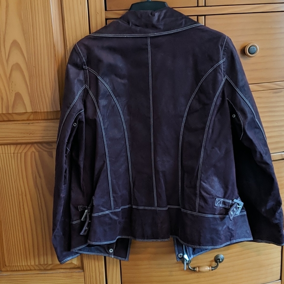 Bradley Bayou leather jacket sz L - Picture 3 of 10